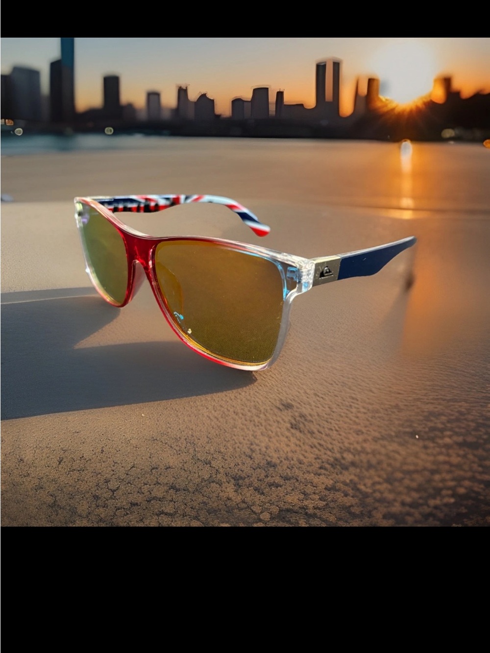New Quiksilver UK Style Sunglasses with Multicolor Lenses